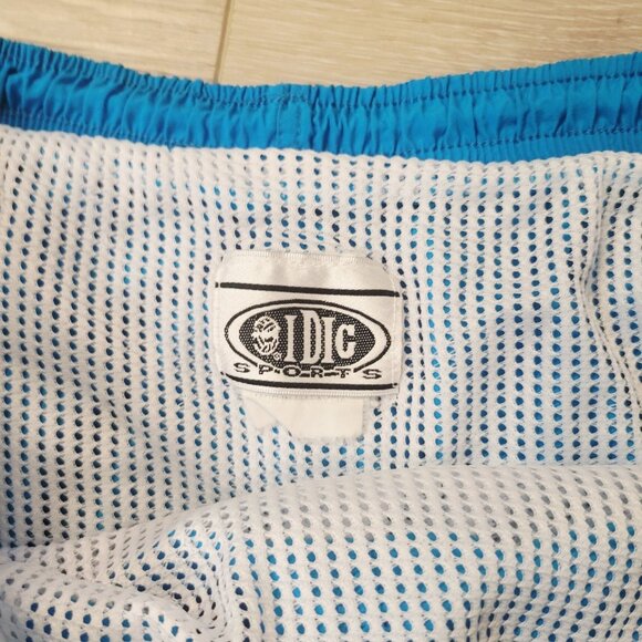 Vtg Mens Blue 1983 I Dig Beach Volleyball Shorts NOS Made in U.S.A. READ - Picture 5 of 6
